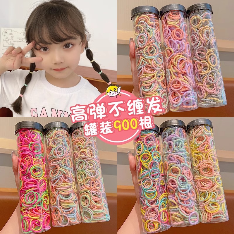 Banda de goma para niños lazo del pelo del bebé cuerda de pelo infantil dedo banda de pelo lazo del pelo banda de goma niña cuerda de pelo