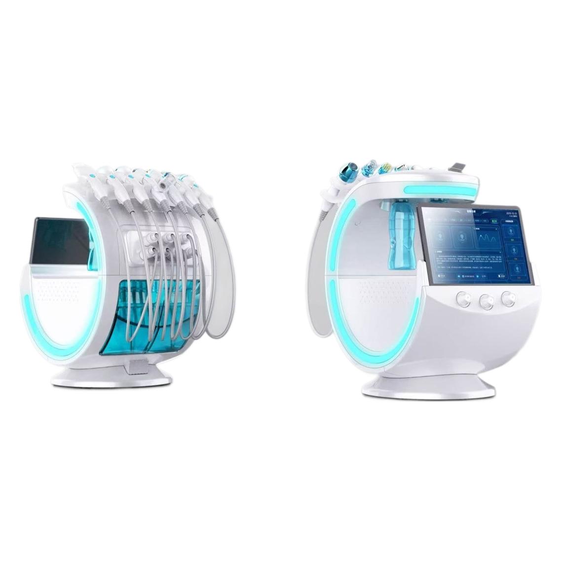 Smart Ice Blue PLUS Cleansing Rejuvenecimiento de la piel Analizador de piel 7 - en - 1 Máquina de belleza facial multifuncional blanqueamiento