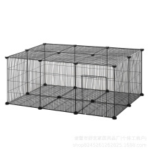 仓鼠笼子DIY兔笼子加密铁网豚鼠笼子可移动宠物笼子大空间龙猫笼