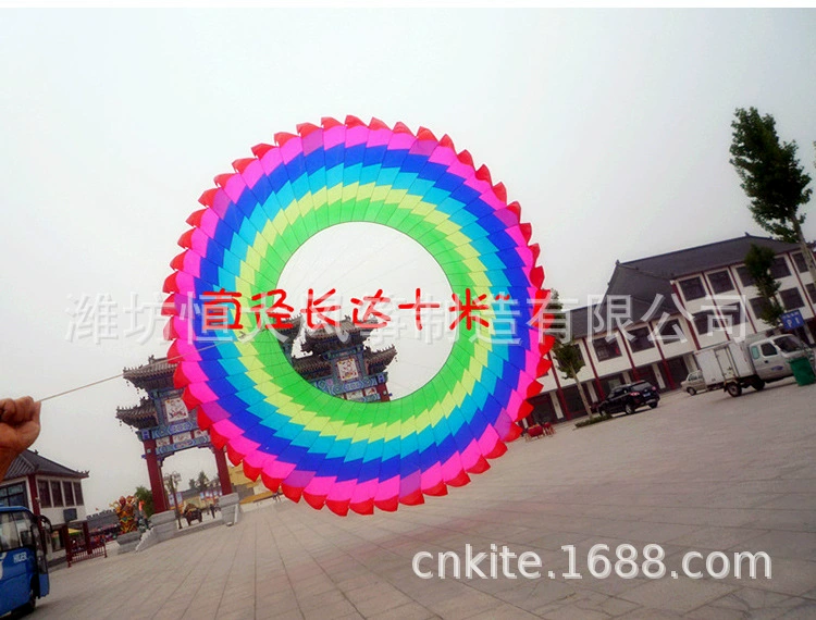 Weifang kite big size halo kite kite rolling dragon kite activity performance big software kite kite