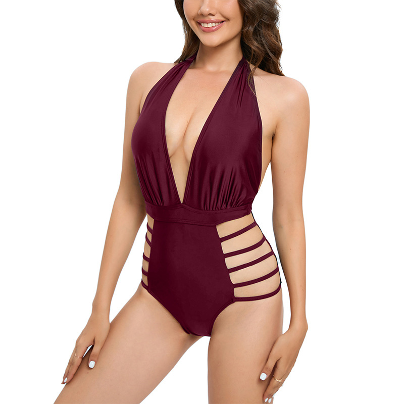 Women's Basic Modern Style Solid Color 1 Piece One Piece Swimwear display picture 21