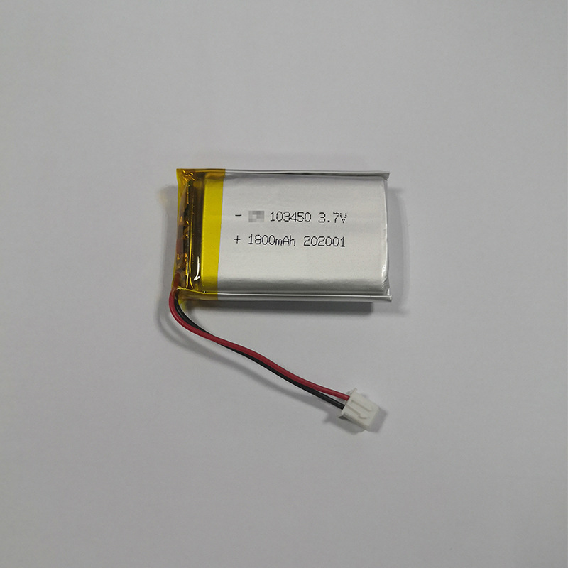 103450聚合物电池3.7V1800mAh保暖腰带充电榨汁杯富氢水杯锂电池