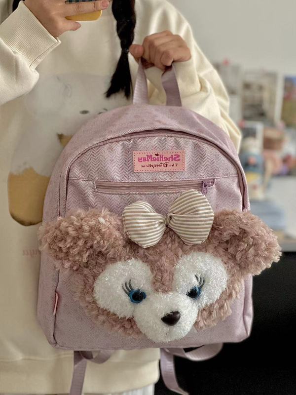 雪莉玫双肩包大容量高初中学背包卡通少女心韩版潮流书包休闲百搭|undefined