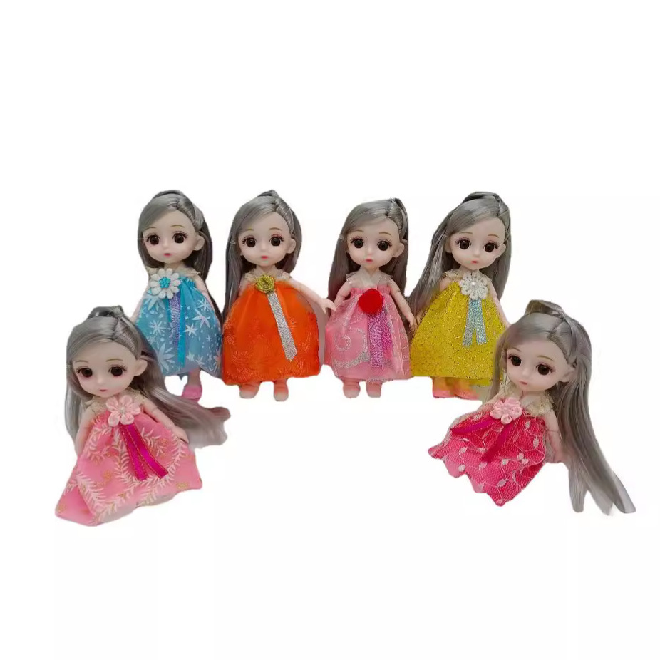 16CM New Girl Changable Activity Joint 16CM Girl Doll Princess Small Doll Toys Wholesale