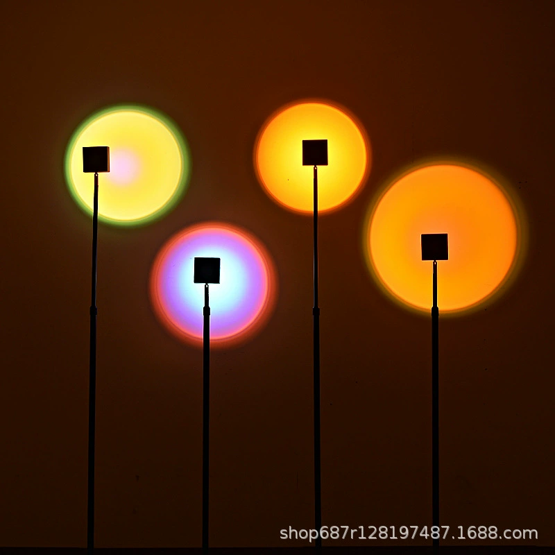 П Floor lamp, lights with projector for living room, internet celebrity