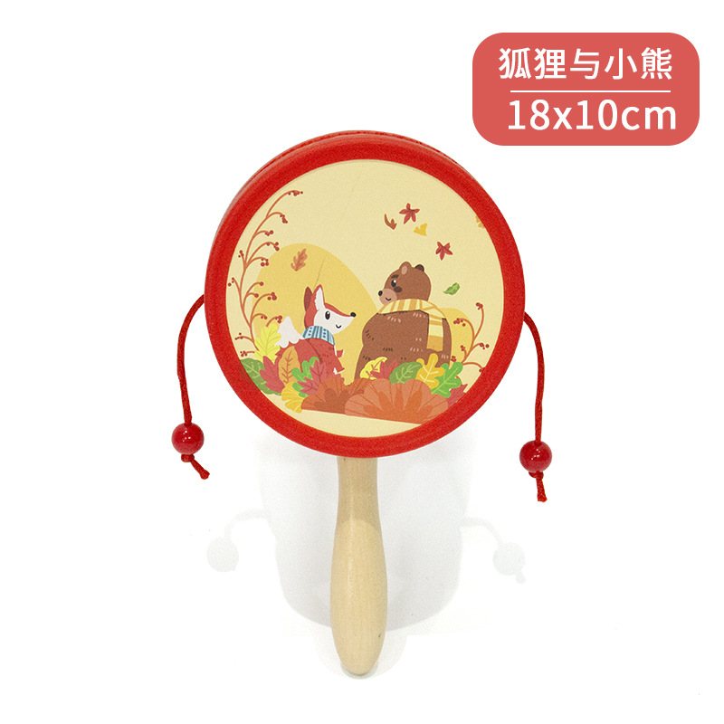 Orf percusión tambor de campana niños tambor de campana baile tambor de campana tambor de campana tambor de jardín de infantes tambor de 4 pulgadas