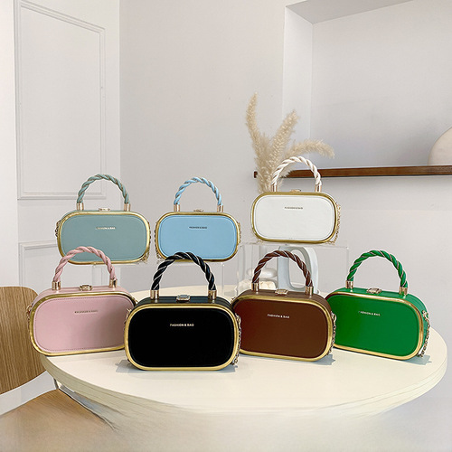 链条盒子定型小方包包女新款时尚女包简约流行女士单肩包手提包袋