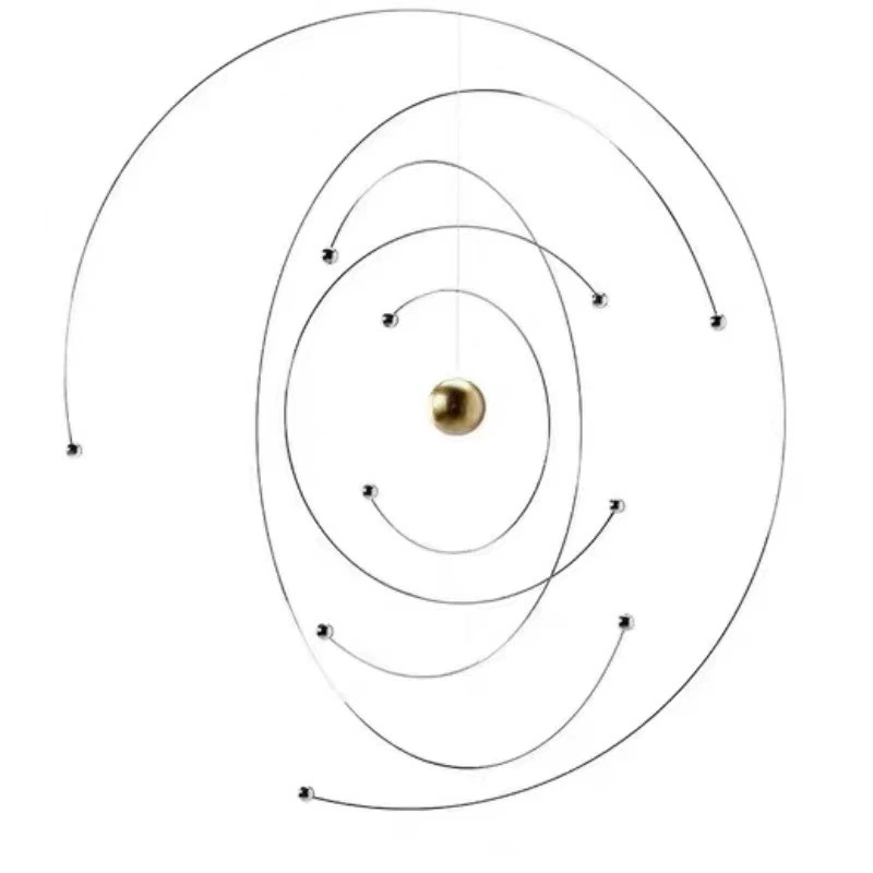 Вселенная атомного динамического баланса ветра перезвон кулон
