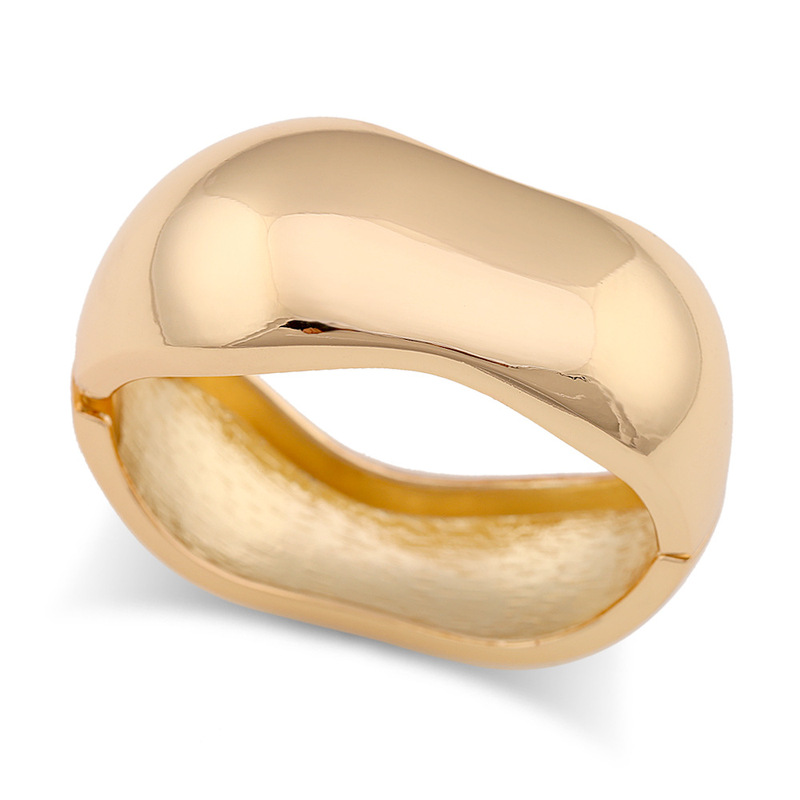 Zinc alloy die-cast large smooth wide narrow shaped fashion bracelet European and American trend cross-border hot selling jewelry wholesale generation Zinc alloy die-cast large smooth wide narrow shaped fashion bracelet European and American trend cross-border hot selling jewelry wholesale generation