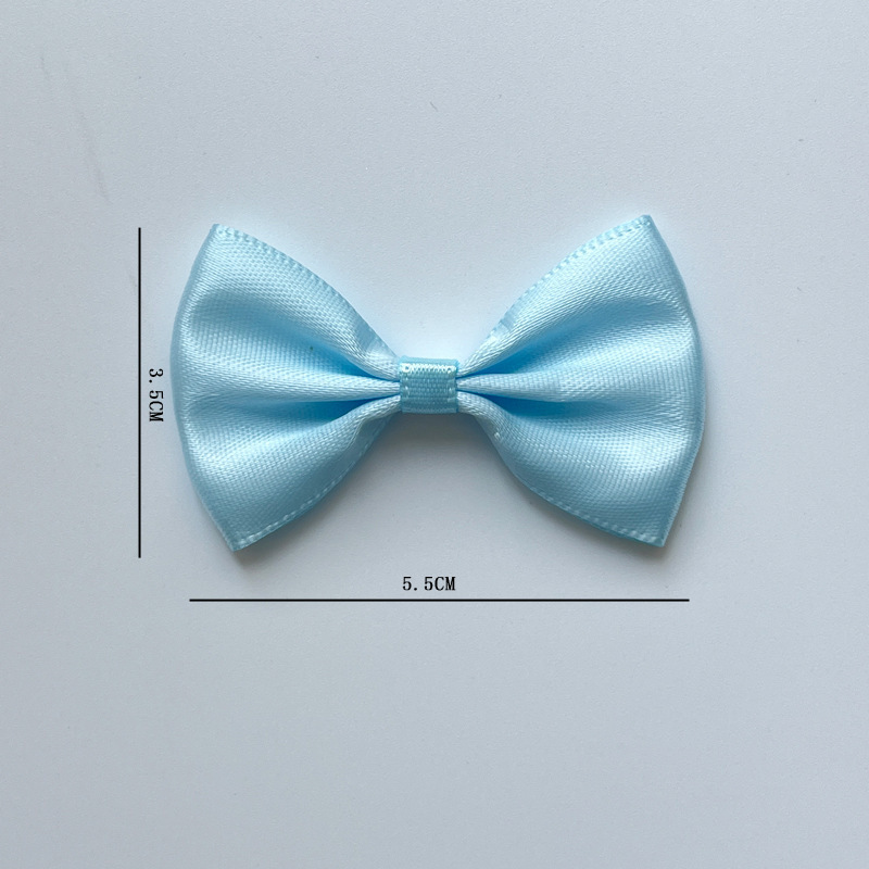 5.5*3.5 センチメートルマカロンカラー手作り diy 蝶ネクタイ人形装飾ヘアアクセサリー頭飾りアクセサリー|undefined