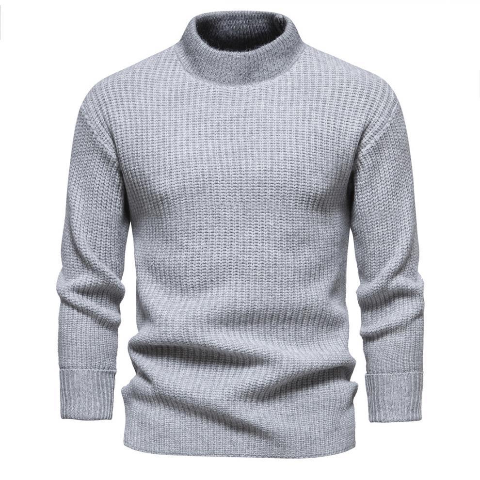Pull tricoté pour hommes, pull à la mode et chaud, pull slim, pull de base, nouvelle collection automne et hiver_voghion.com