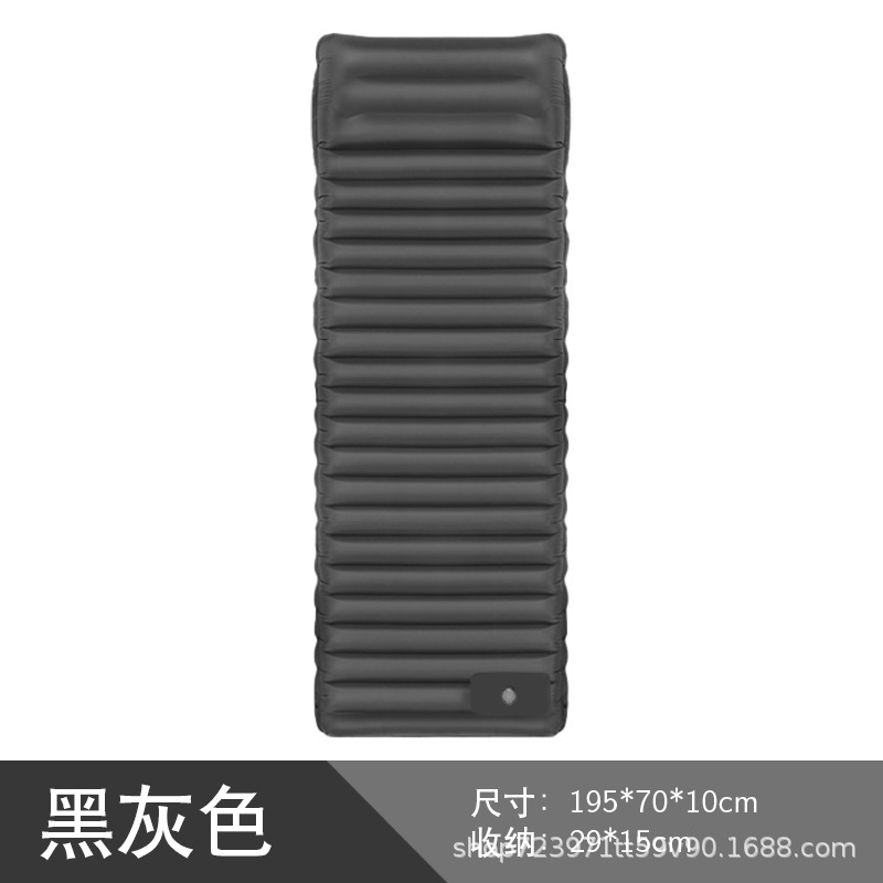 Automatic Inflatable Mattress Tent Sleeping Pad Camping Thickened Air Mattress Bed Splicing Portable Outdoor Moisture-Proof Pad Quick Inflation
