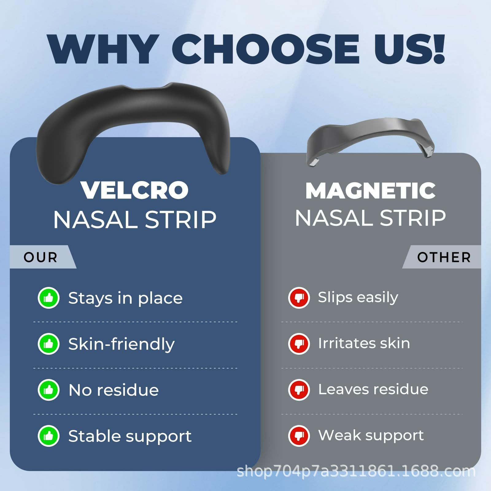 Explosiones transfronterizas de clip nasal, clip nasal de velcro, nuevos productos de actualización, venta directa para promover la respiración, clip nasal de aspiración magnética