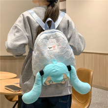 可爱卡通双肩包高颜值设计感背包大容量小众学生书包女百搭旅行包
