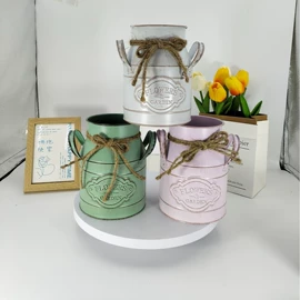 花盆容器;装饰花瓶;金属工艺品