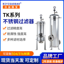日益国宝TK管式型过滤器 耐高压不锈钢药液分离化学过滤器厂家