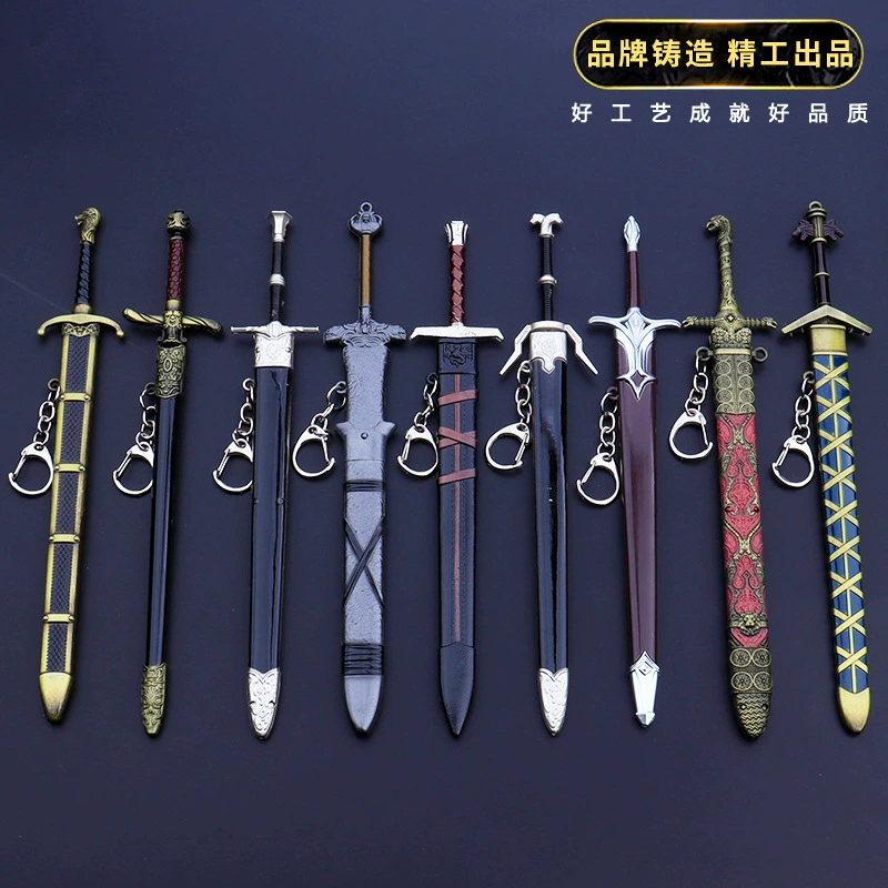 Игра престолов Оружие с длинными когтями меч клятвы меч швейная игла модель оружия 22CM без лезвия металла