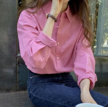 Early Spring Chic Top Unique Design 2025 New Women's Blouse Korean French Gentle Long Sleeve Shirt