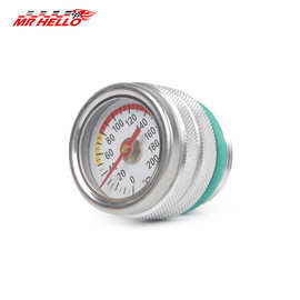 摩托车改装件机油表 发动机温度表机油尺配件 M30x1.5 M20*1.5