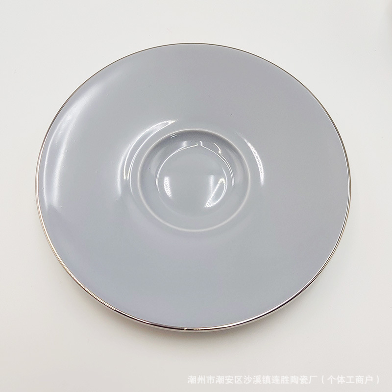 ホテルクラブ向け高級ボーンチャイナ食器セット、色釉金縁銀光山水模様、新中式宴会場テーブル装飾、直送|undefined