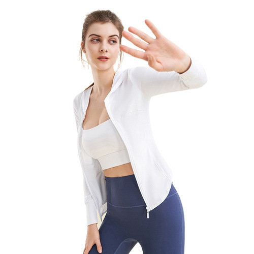 Summer Cooling Sunscreen Top for Women Outdoor Sports UV Protection Hooded Sweatshirt Slimming Zipper Sun Protective Shirt