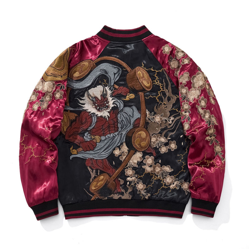 Cross-Border National Trend Heavy-Duty Embroidery, Unique and Original Men's Jacket, Personalized Casual Baseball Jacket Cross-Border National Trend Heavy-Duty Embroidery, Unique and Original Men's Jacket, Personalized Casual Baseball Jacket