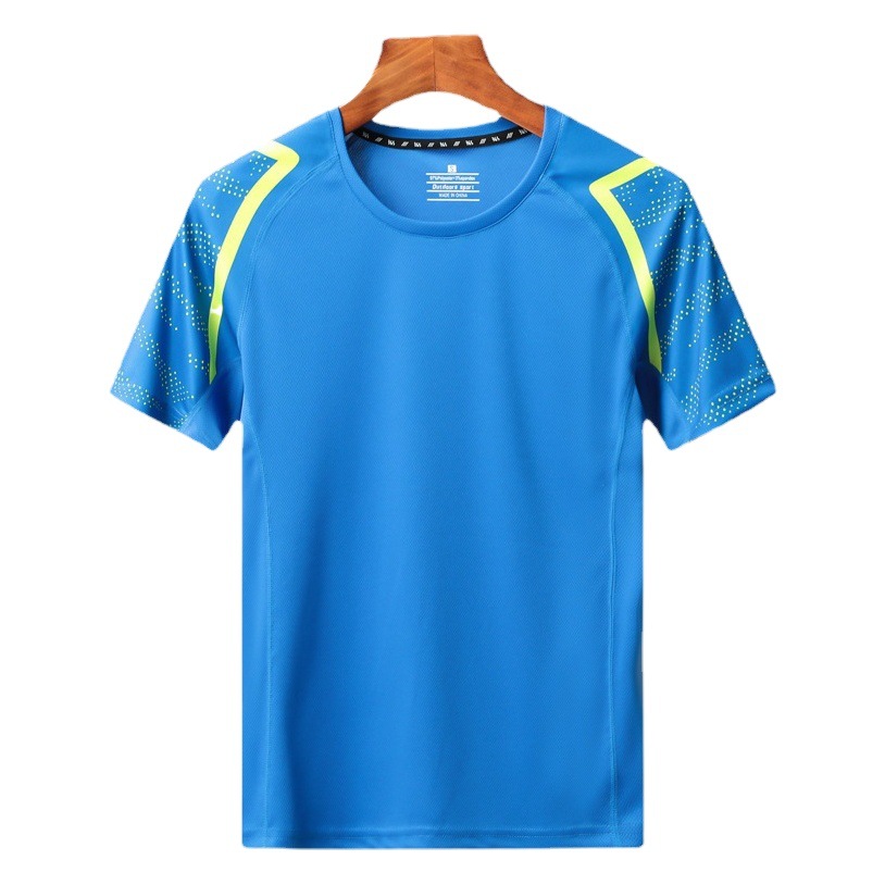 Camiseta deportiva para hombre, ropa de fitness para entrenamiento de baloncesto, absorbente del sudor, de manga corta y secado rápido, camiseta de seda helada para mujer, camiseta fina de manga corta para correr