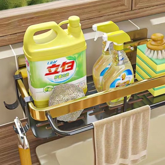 Estante de almacenamiento de baño ventosa inodoro lavabo pared colgante cocina baño almacenamiento Punch-libre