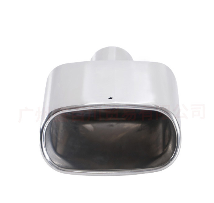 Suitable for BMW X5 E53 E70 F15 tailpipe modification, 35i sport model square stainless steel exhaust tip