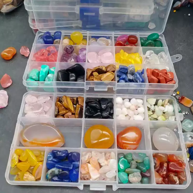 Natural ore, sample, gift box, archeological set, with gem, training