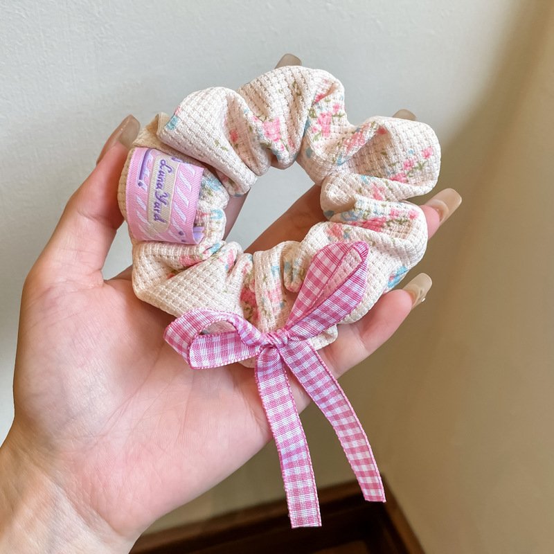 Estilo pastoral francés, diadema de intestino grueso, accesorios para el cabello dulce de alta calidad para mujer, cuerda para la cabeza, nueva cuerda para el cabello de todo fósforo, banda elástica alta