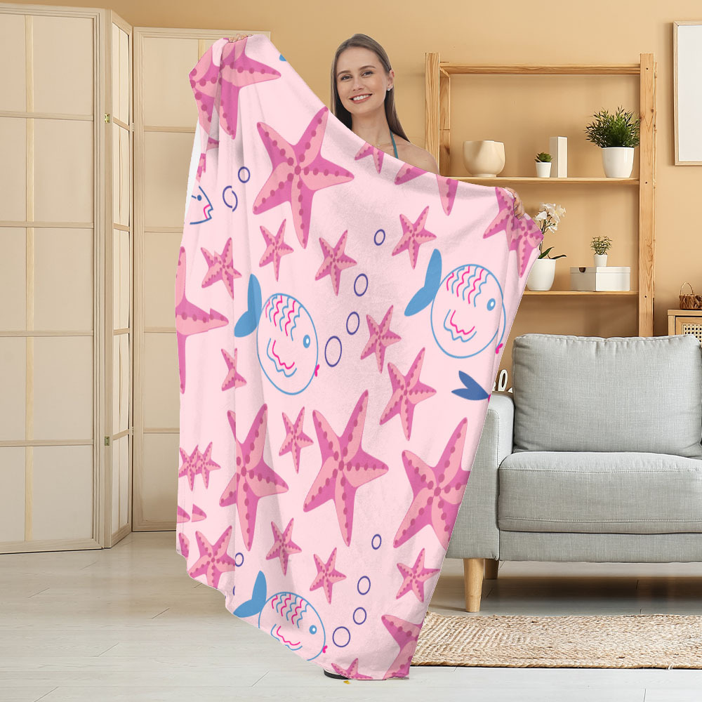 Manta de Franela Festiva con Estampado Navideño, Manta para Siesta, Manta para Aire Acondicionado, Manta Gruesa para Sofá, Manta para Dormitorio