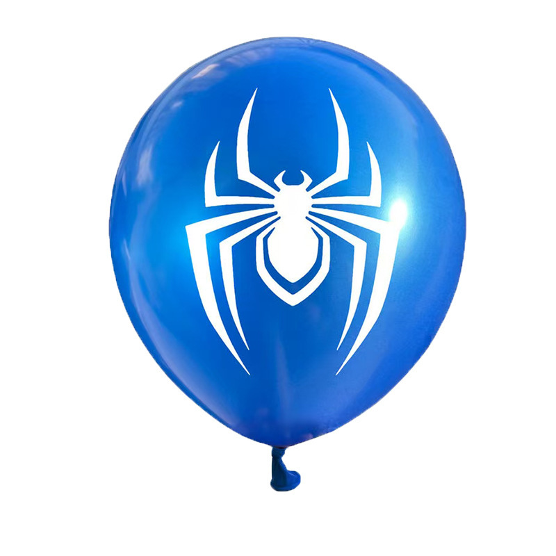 クロスボーダースパイダーマンテーマラテックスバルーン雰囲気装飾誕生日パーティー装飾バルーンヒーローテーマパーティー|undefined