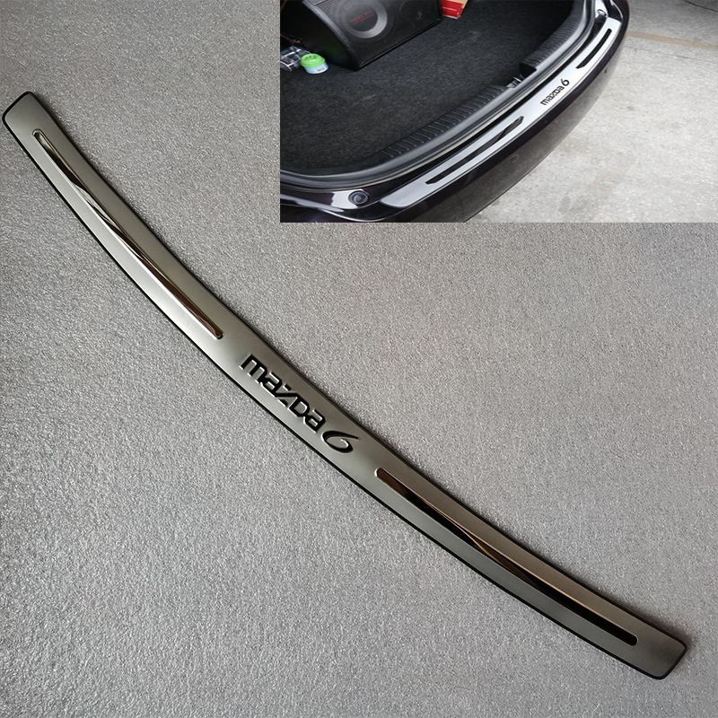 Suitable for Mazda Cx-5/Cx-7, Mazda 6, Mazda 3 Rear Guard Plate, Stainless Steel Trunk Trim Strip, Threshold Pedal Modification