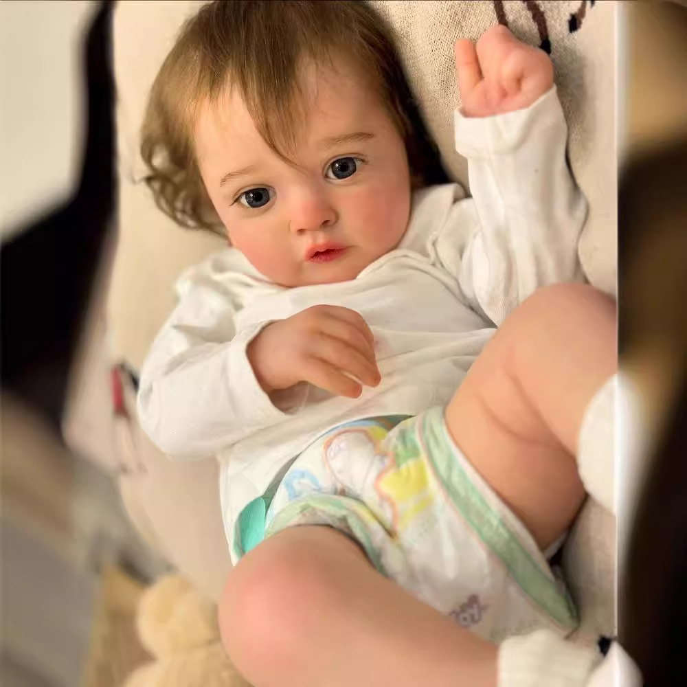 El NPK   Simulación de 60 cm de muñeca renacida para bebésayana    Filamento de sangre venosa se puede ver en la fuente transfronteriza 1