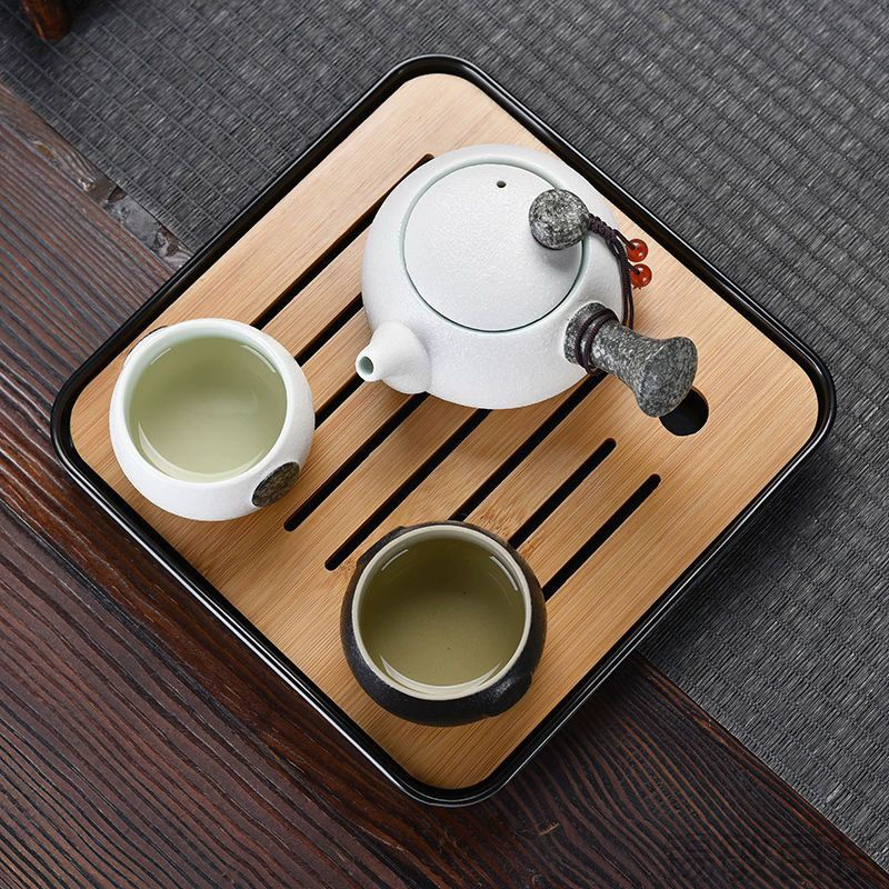 Tea set, travel bag for home use, teapot, tea cup for hotel