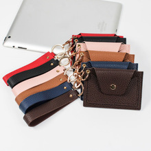 厂家定制皮卡套PU公交卡包时尚简约学生钥匙扣小零钱包 可印logo