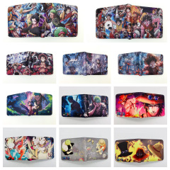 海賊王/onepiece錢包 尼卡 路飛 索隆喬巴 男女短款錢包皮夾卡包