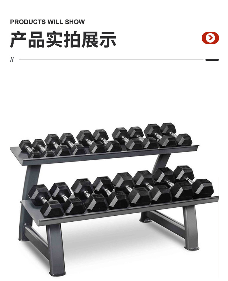 Hexagonal Rubber Coated Dumbbell Fitness Training Set for Men and Women Home Gym Dorm Pair Cast Iron Dumbbells