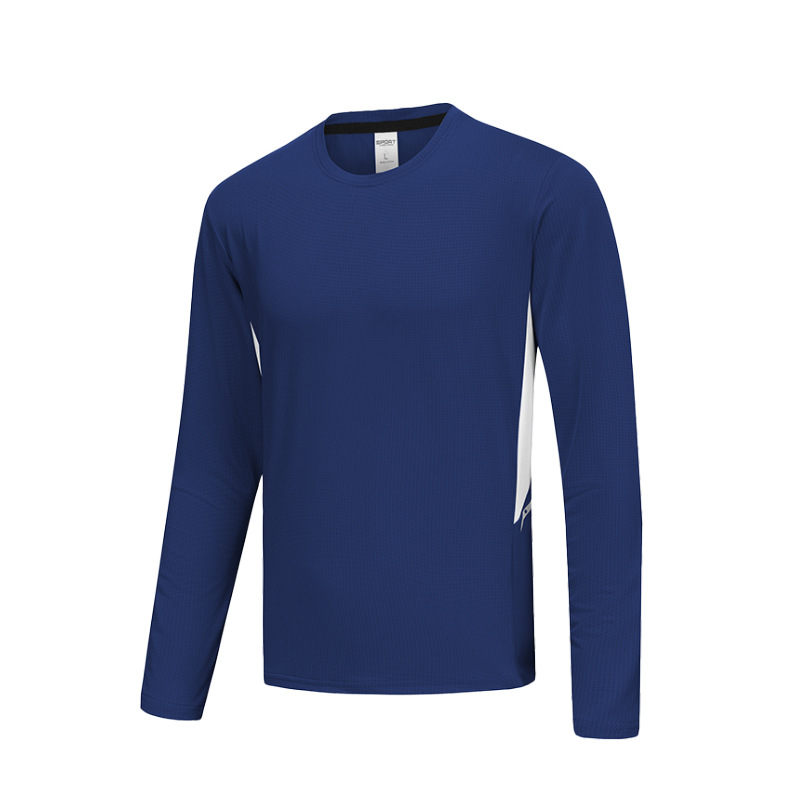 Camiseta deportiva de otoño para hombres, camisas secas rápidas, mangas largas de hielo, piel delgada, entrenamiento de baloncesto, camisas al aire libre