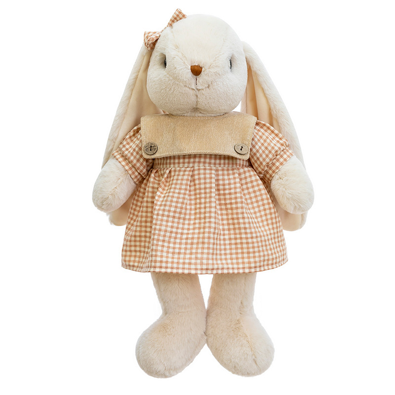 Libro rojo lirio conejo juguete de peluche muñeca para niños dormir almohada conejo blanco para calmar muñecas regalos para chicas