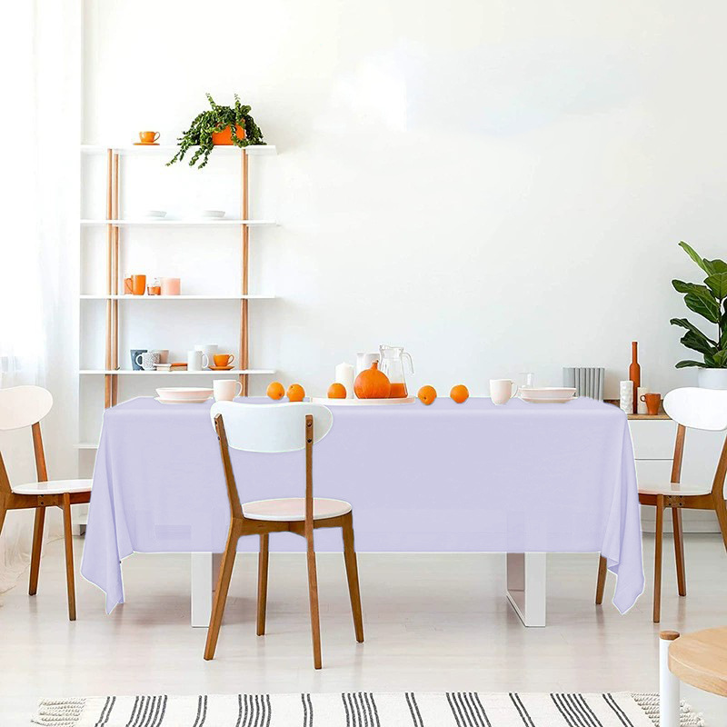 Mantel Desechable de Color Sólido, Mantel de Plástico PE Impermeable y Resistente al Aceite, Engrosado, para Hotel, Hogar, Fiesta, Venta al por Mayor, Mesa de Comedor
