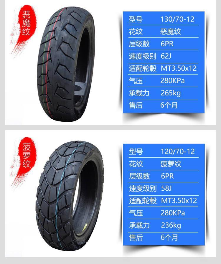 130/90-10 Land Rover pedal motorcycle tire 120/70-12 inch little monkey Zuma electric vehicle vacuum tire