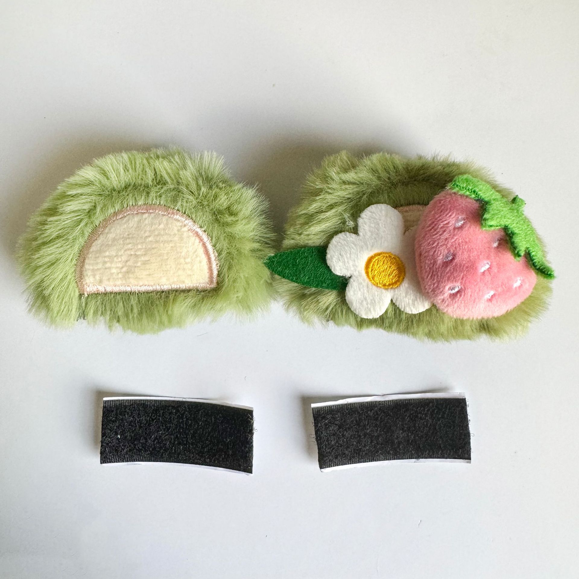 Auto Parts and Accessories — Universal Plush Ski Helmet - strawberry-bear-green-with-strawberry