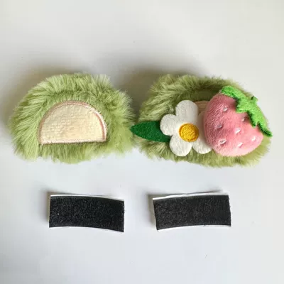 Motosiklet dəbilqələri — Electric Car Motorcycle Accessories Strawberry - strawberry-bear-green-with-strawberries