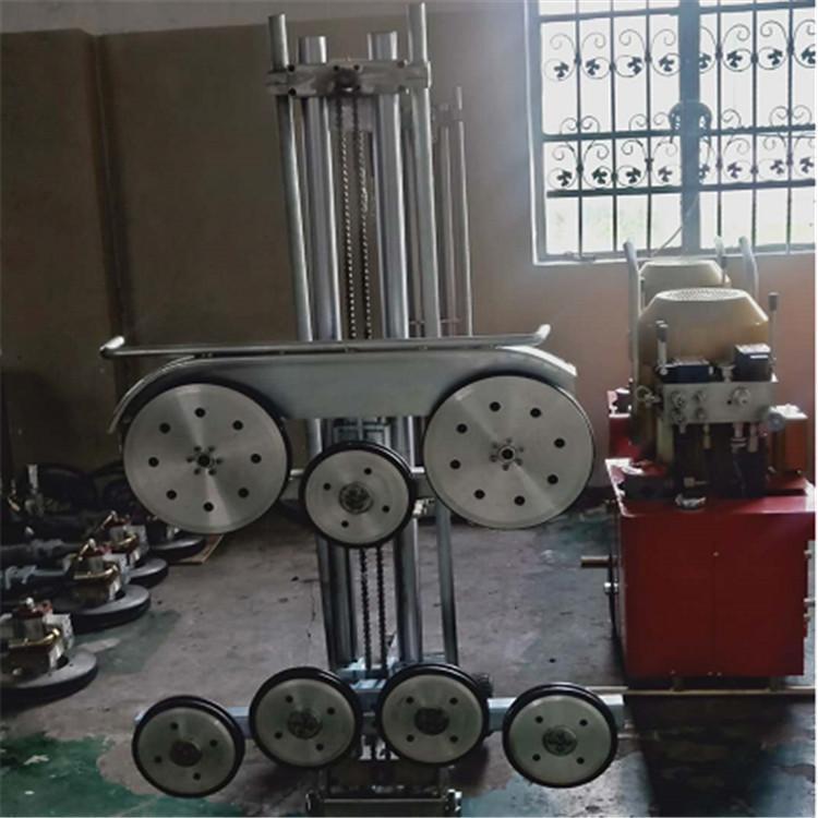 电动绳锯机 派信混凝土切割液压切割机 便捷式石材切割绳锯九星