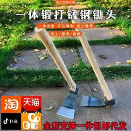 锻打木柄小锄头家用栽菜养花锄头农用园林园艺工具批发农用小花锄