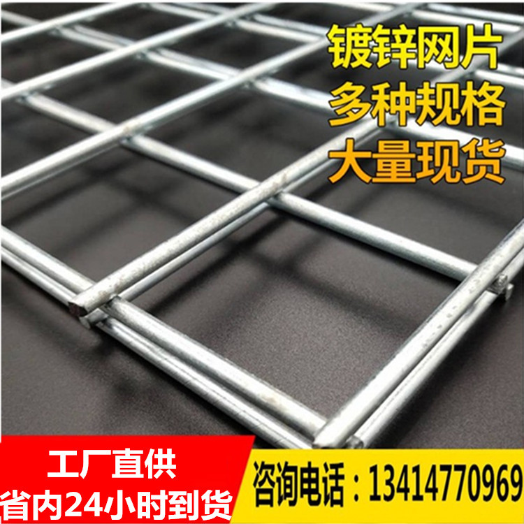 镀锌钢丝网片方格网养殖鸡狗笼铁丝电焊网片加粗建筑隔离防护网片