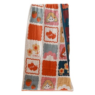 New Cotton Four-Layer Gauze Bath Towel Adult Household Bath Large Towel Soft Absorbent Beach Towel Couple's Bath Towel