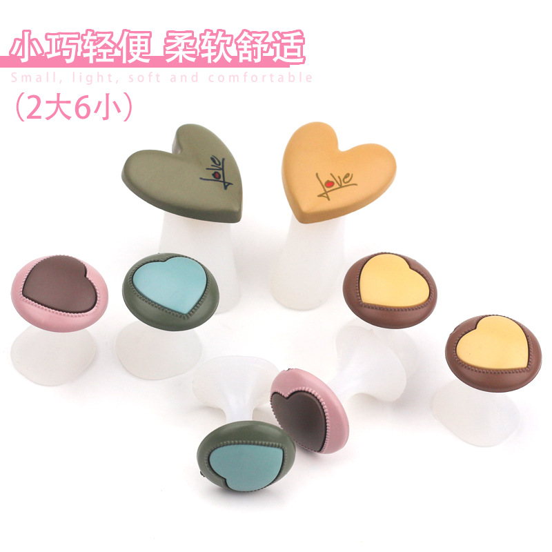 Divisor de dedos de silicona de uñas de estilo japonés Divisor de dedos de margarita Gota de agua Diamante de imitación Herramienta de uñas Divisor de dedos